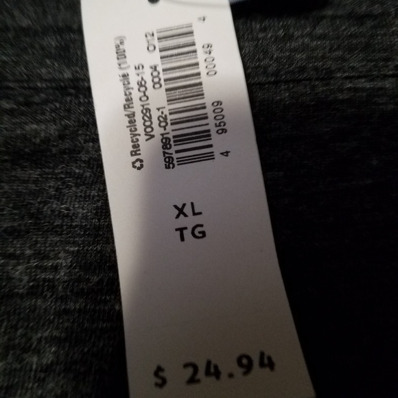 Old Navy Gray Lace Raglan Sleeve Top- NWT - Picture 2 of 2